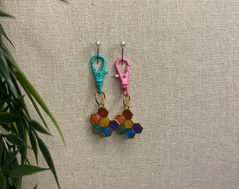 Rainbow Bee Stitch Markers *Pack of 2