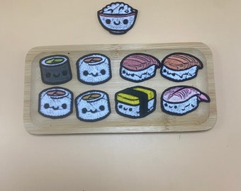 Sushi, Sashimi, Nigiri Iron On Patches