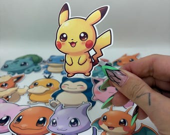 Söta Chibi Pokémon-klistermärken