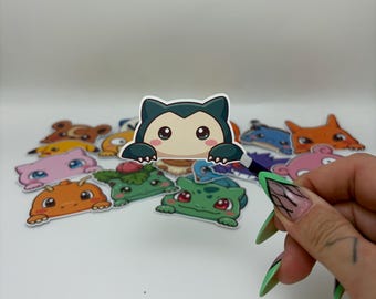 Hängande/Kikande Pokémon-klistermärken