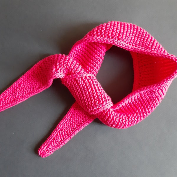 Neon Pink Scarf - Etsy