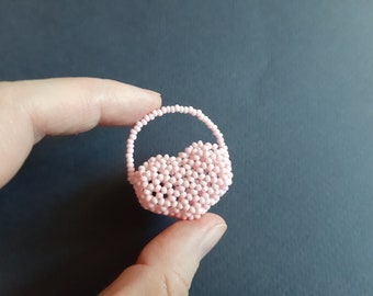 Doll BAG. Miniature heart bag Fashion Doll Handbag. Tiny Luxury Doll Accessories