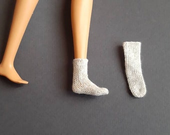 Doll Socks 1/6. Short socks for doll 12 inch. Fashion doll accessories handmade