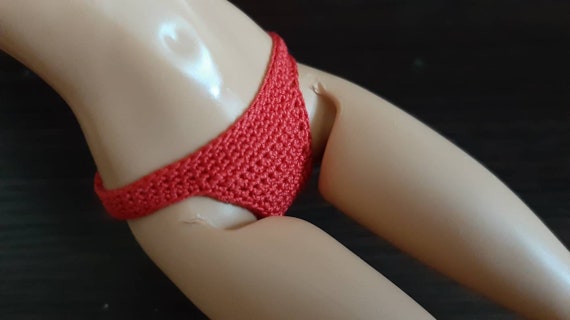 Doll Underwear, Underpants for Doll 11.5 Inch, Red Panties for