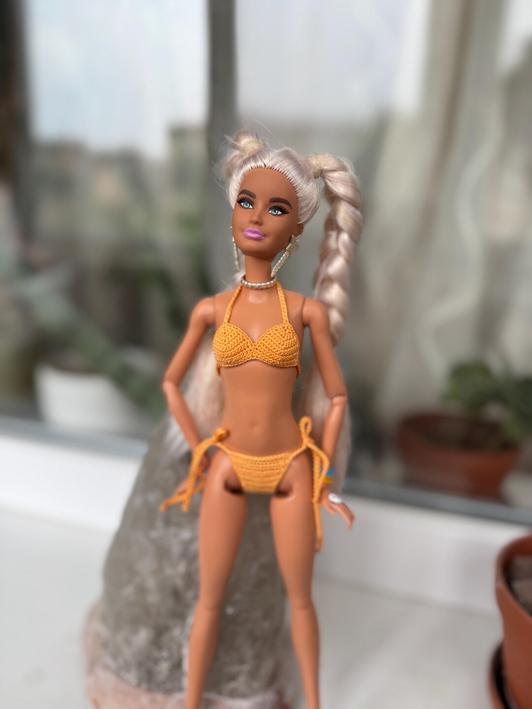 Swim Essentials Bikini Con Volant - Fiori Cuore - Tessuto UPF50 Unisex (bambini - Foto 6