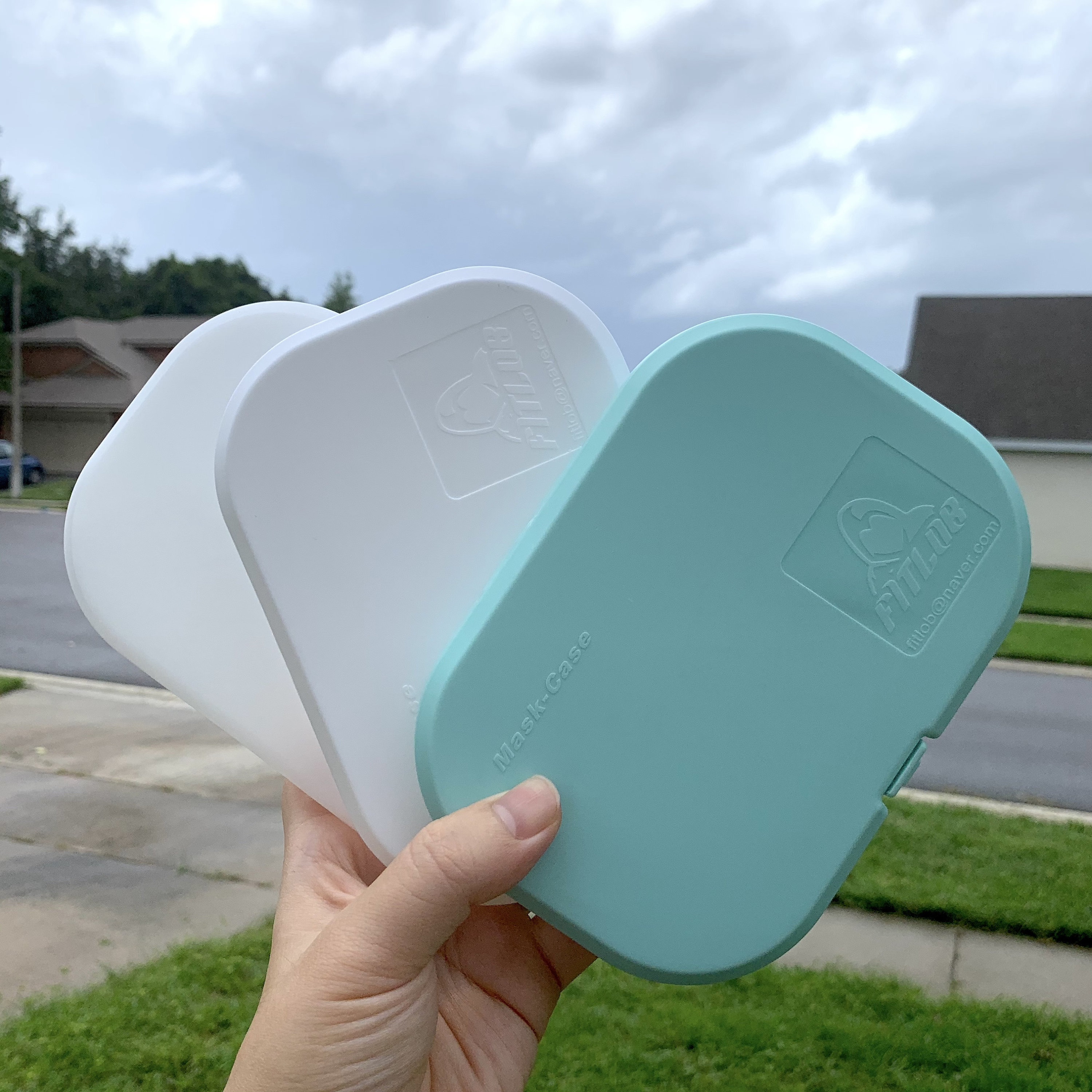 Face Mask Carrying Case Box Cover Storage Protective Portable Etsy