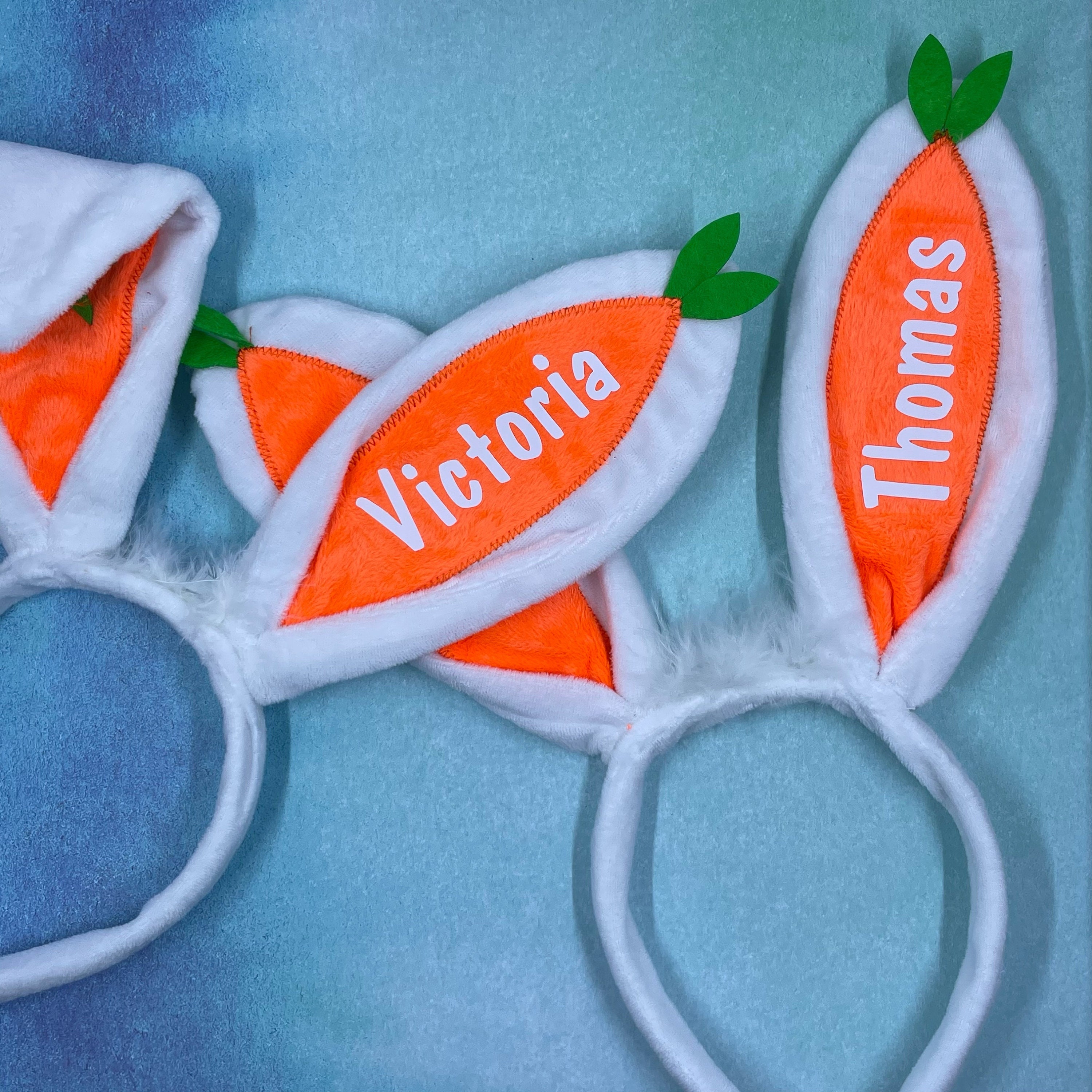 Personalized Easter Bunny Ears Bunny Ears Easter Gift Etsy