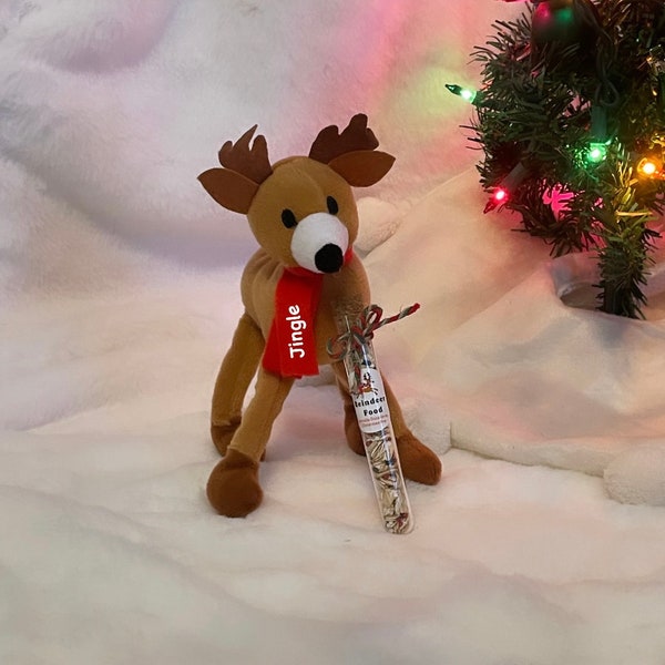 Reindeer Food - Reindeer Stuffed Animal - Christmas Stuffed Animal - Christmas Gift for Kids