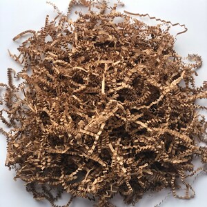 4 oz Kraft Crinkle Shred Paper for gift packaging, cushion packaging, filler, shredded paper, recycled