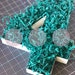 Letter or Number Fillable Box in White W/free CRINKLE PAPER Filler Any ...