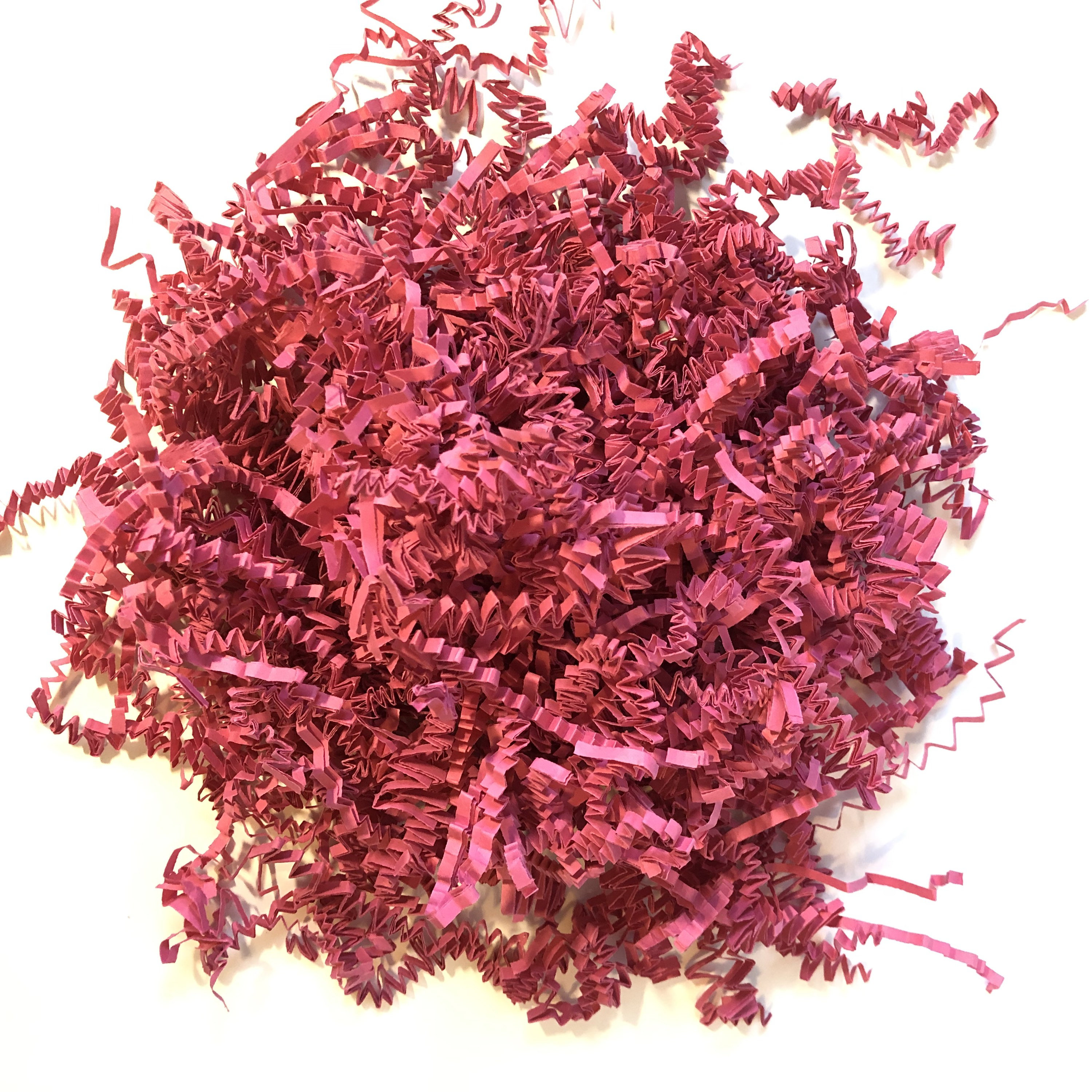Raspberry Fuchsia 4 Oz Raspberry Pink or Fuchsia Crinkle Shred Paper for Gift Packaging ...