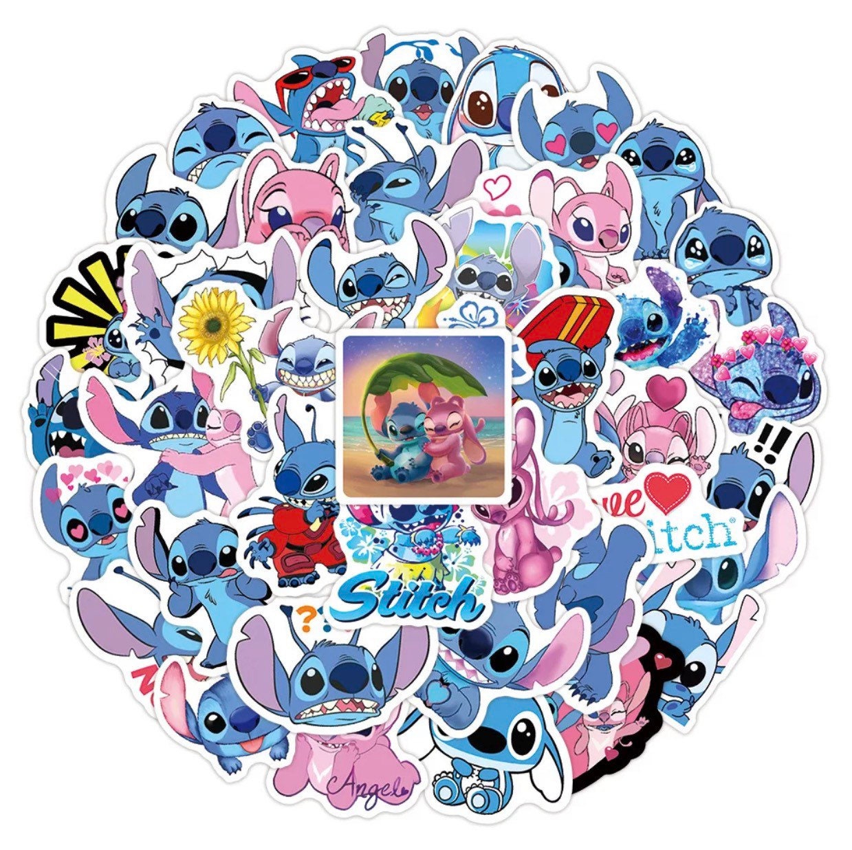 Lilo Stitch Stickers Waterproof Vinyl Stickers For Water - Temu