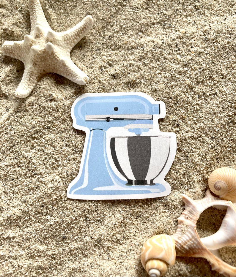 Baking mixer sticker