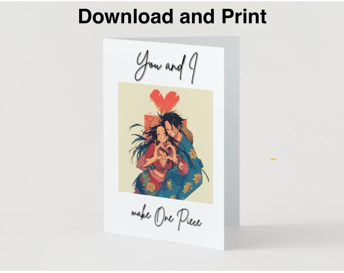 One piece bday greeting card - Etsy 日本