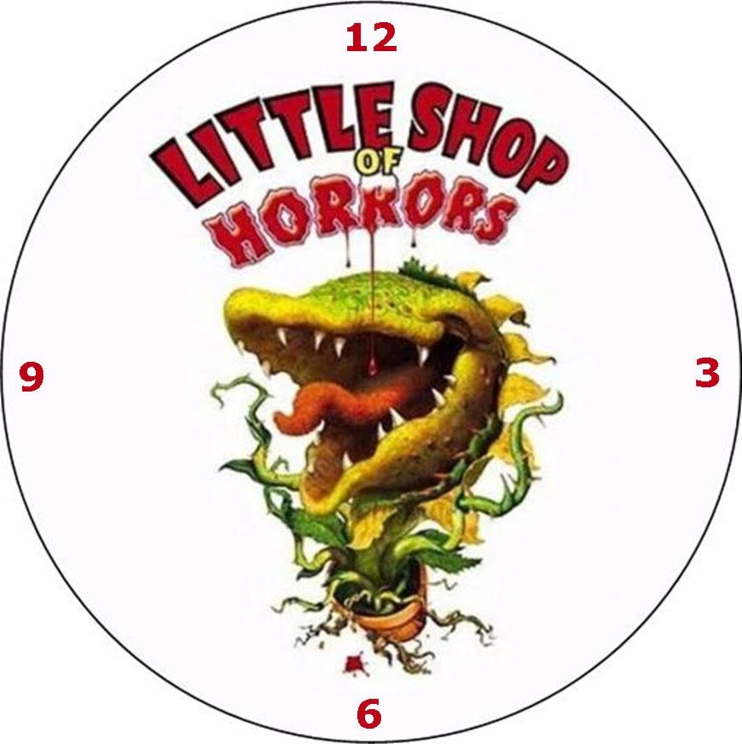 Little Shop of Horrors. the Musical. Wall Clock. Etsy