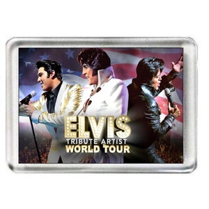 Elvis Tribute World Tour. The Musical. Fridge Magnet.