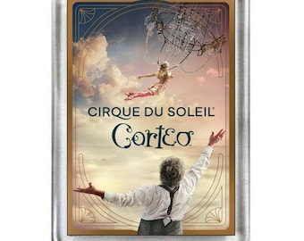 Cirque du Soleil Corteo. La comédie musicale. Aimant pour réfrigérateur.