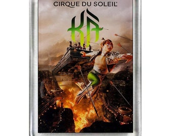 Cirque du Soleil Ka. The Musical. Fridge Magnet.