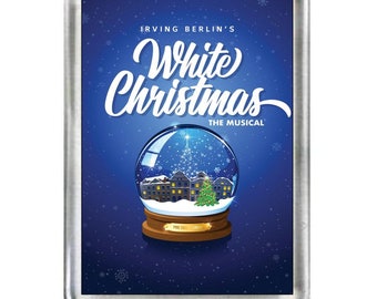 White Christmas. The Musical. Fridge Magnet.