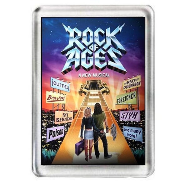 Rock Of Ages. The Musical. Fridge Magnet.