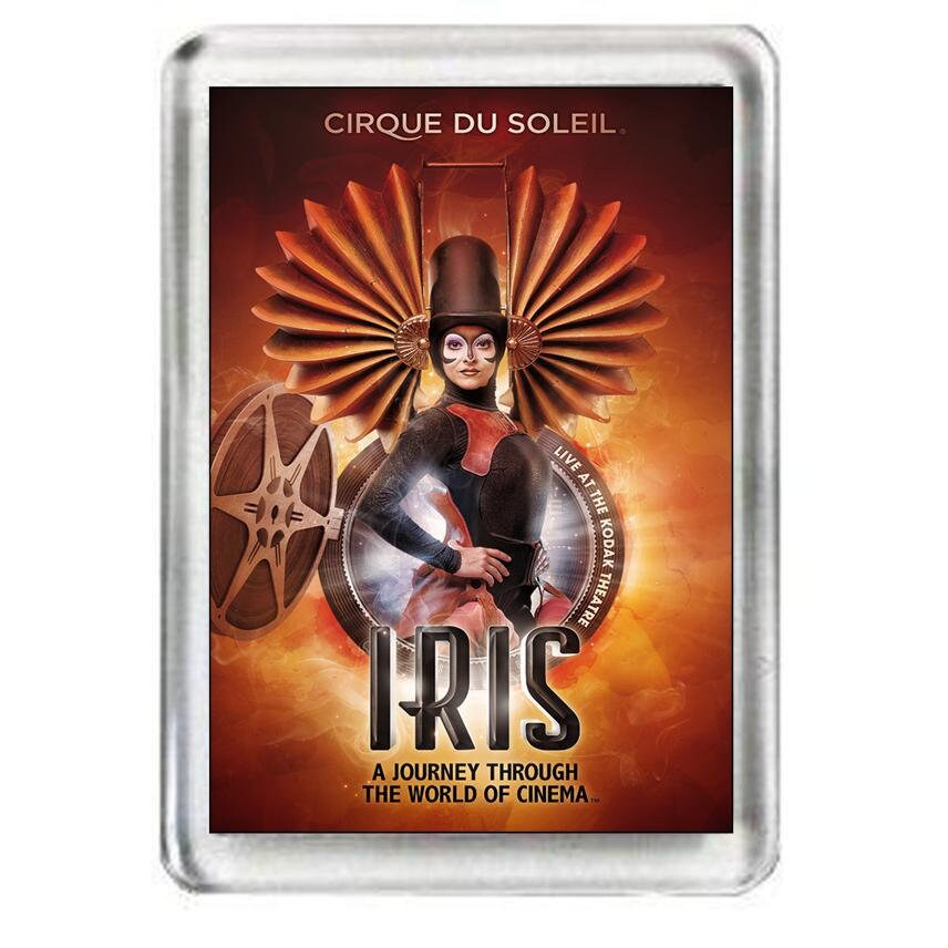 Cirque du Soleil Iris. The Musical. Fridge Magnet.