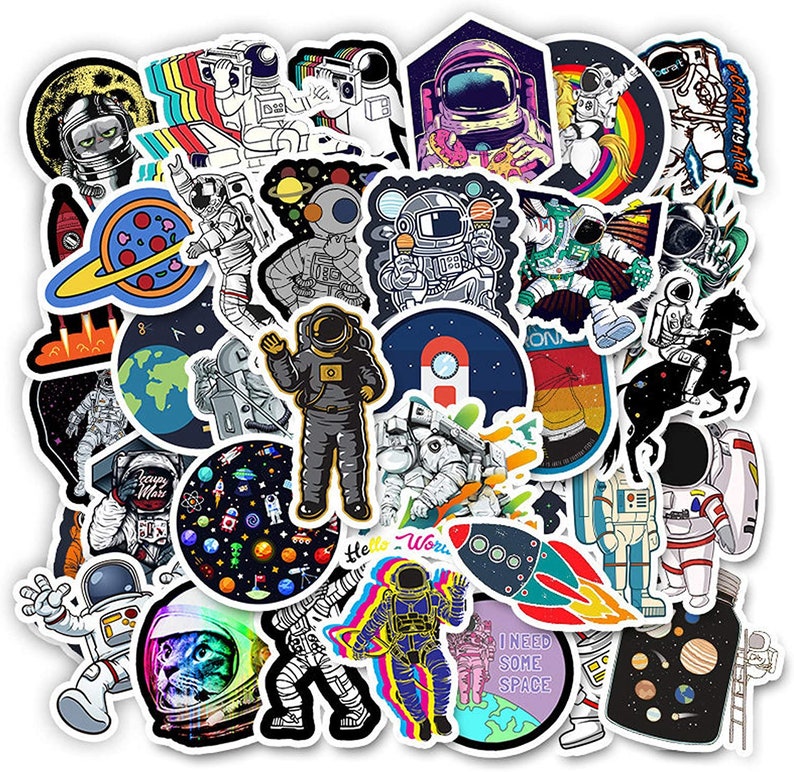 bags 50 Unique Astronaut Space Cartoon Stickers for suitcase and a lot more bags 50 Unique Astronaut Space Cartoon Stickers for suitcase and a lot more