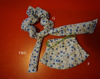 Adult mask and scrunchie bow