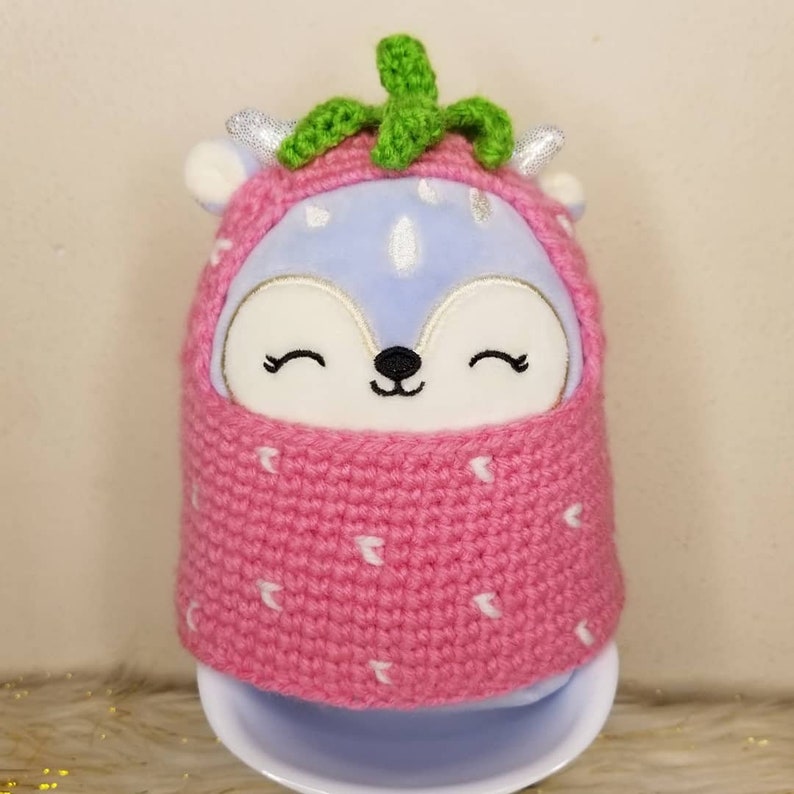 Custom Strawberry Crochet Sweater Squishmallow Clothes / Etsy