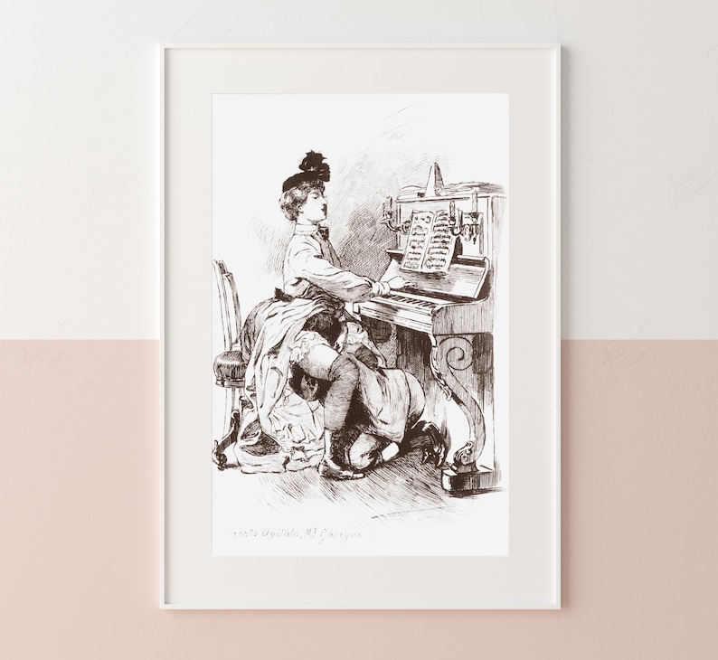 Vintage Erotic Art Printable Antique Illustration Woman Etsy