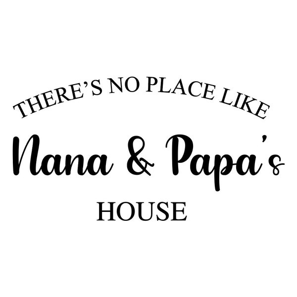 SVG FILE Digital Download*Nana and Papa*Gift*Christmas*Birthday