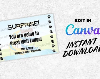 Digital Great Wolf Lodge Surprise Trip Gift Ticket, Amusement Park ...