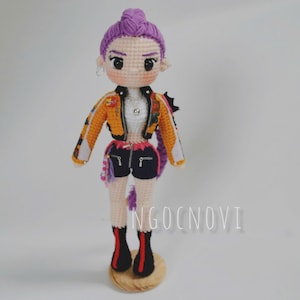 PATTERN: Crochet Girl Doll 10, Crochet Inspired Doll Pattern, PDF English Tutorial, Amigurumi Doll Pattern, digital download