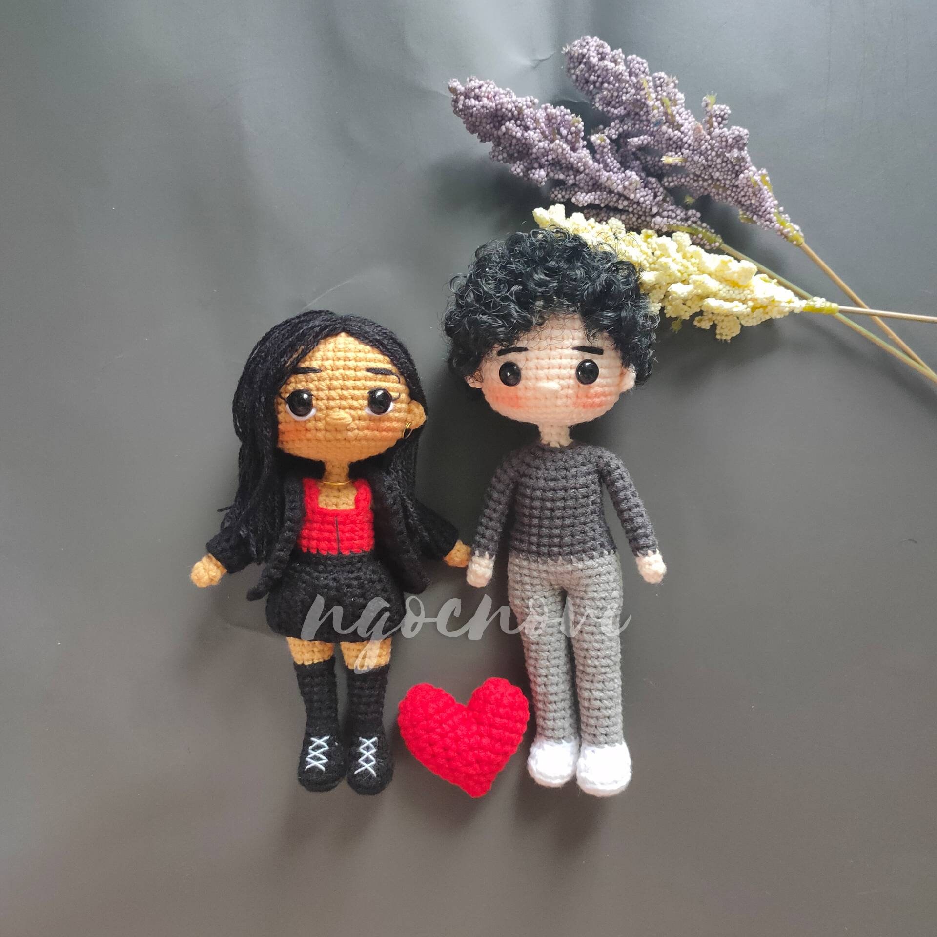 Custom Couple Doll Look Alike Doll Custom Crochet Doll -  Israel