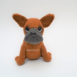French Bulldog crochet dog amigurumi craft handmade gifts for loved ones craft pet
