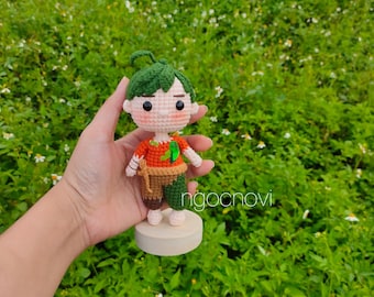 MOTIF : Crochet Boy Doll 2, modèle de poupée inspiré du crochet, tutoriel PDF en anglais, modèle de poupée Amigurumi