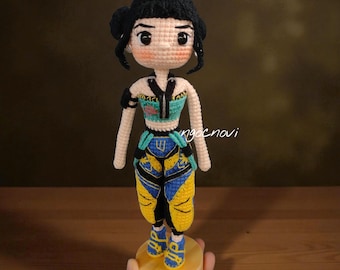 PATTERN: Crochet Girl Doll 12, Crochet Inspired Doll Pattern, PDF English Tutorial, Amigurumi Doll Pattern, digital download