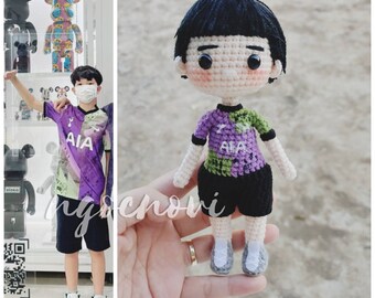 Rotating Head amigurumi boy doll crochet Doll Handmade Boy Custom Amigurumi gift Rotating Head amigurumi boy doll crochet Doll Handmade Boy Custom Amigurumi gift