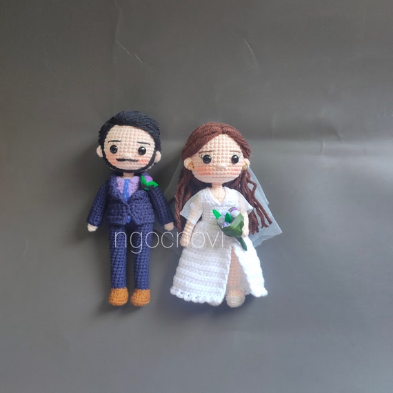 Custom Couple Doll Look Alike Doll Custom Crochet Doll -  Israel