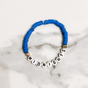Swiftie Friendship Bracelet, Midnights Era, Eras Tour Bracelet, Heishi Bracelet, Gifts for Swifties, Swiftie Gifts, Clay Jewelry, TS Eras