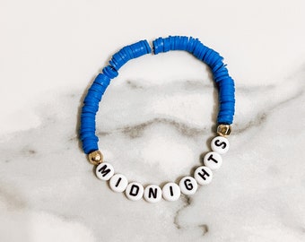 Swiftie Friendship Bracelet, Midnights Era, Eras Tour Bracelet, Heishi Bracelet, Gifts for Swifties, Swiftie Gifts, Clay Jewelry, TS Eras