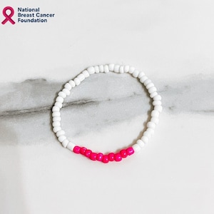 Breast Cancer Bracelet, Breast Cancer Awareness, Charity Bracelet, Breast Cancer Jewelry, Cancer Survivor Bracelet, Pink Bracelet