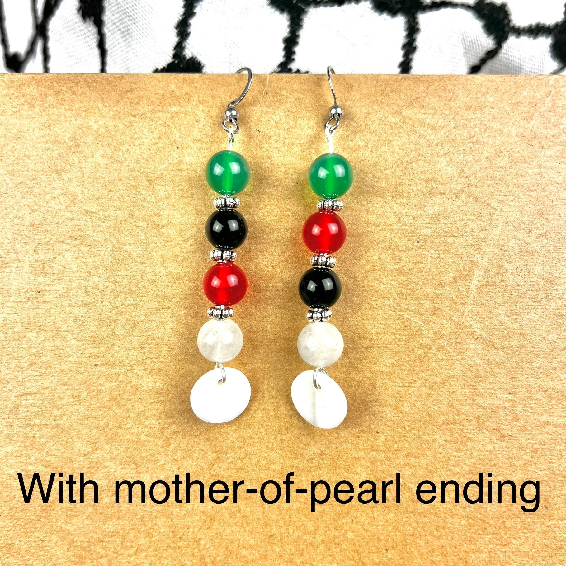 Palestine Earrings, Map Of Palestine Dangle Earrings, Cities Of Palestine, Support A Free