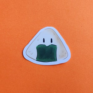 Onigiri Die Cut Vinyl Sticker, Onigiri et Sushi Lover, Individuel, Arts and Craft Design