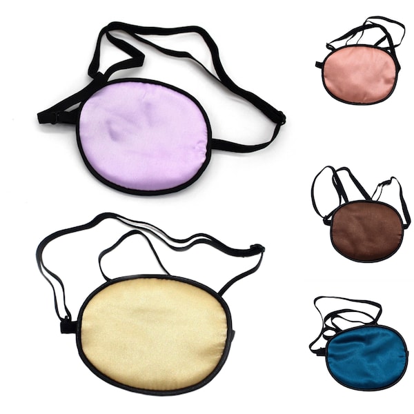 Silk Eye Patch for Kids/Aldult, Fully Obscured Eye Patch/ Lazy Eye/ Strabismus Treatment, Mulberry Silk Eye Patch