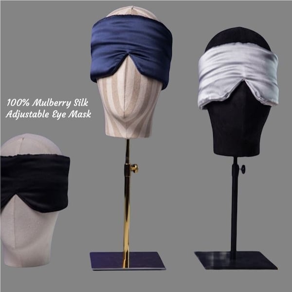 100% zijden slaapmasker, moerbeizijdemasker, reisslaapoogmasker, volledig verstelbare riem past op alle maten, blinddoek, luxe bruidsmeisjesgeschenken