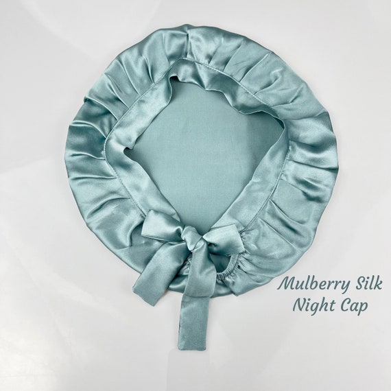 New Silk Sleeping Cap Night Hat Head Cover Bonnet Satin Cheveux