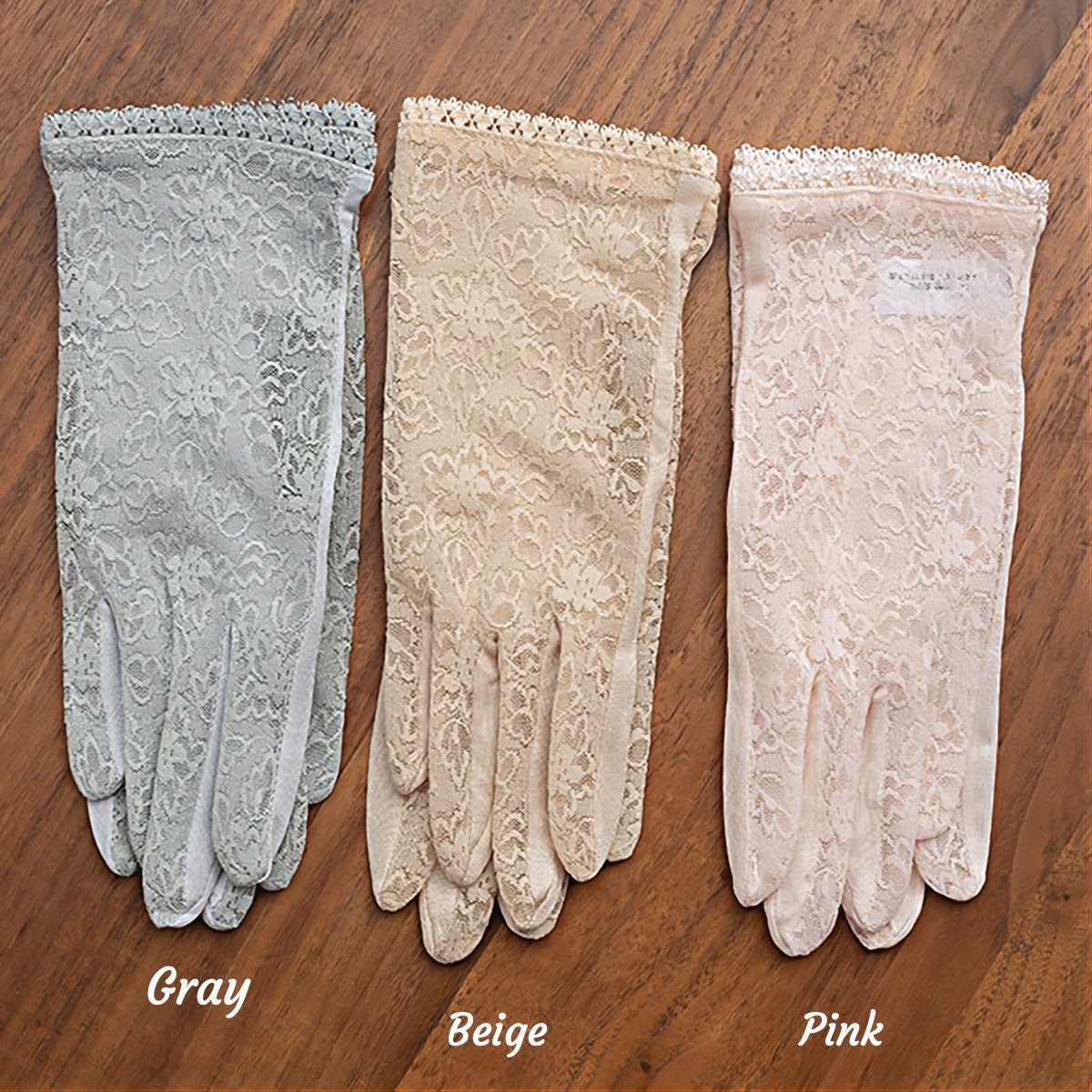 Silk Lace Gloves Knitted Mulberry Silk Gloves for Wedding Etsy
