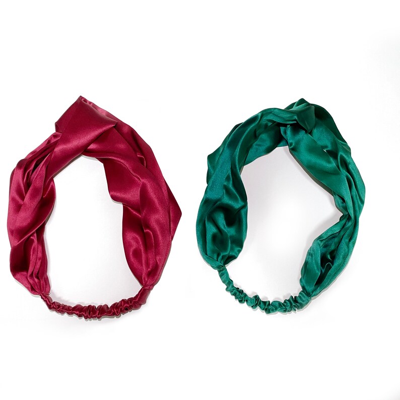 Silk Headband Natural Mulberry Silk 19 Momme Criss Knot Etsy
