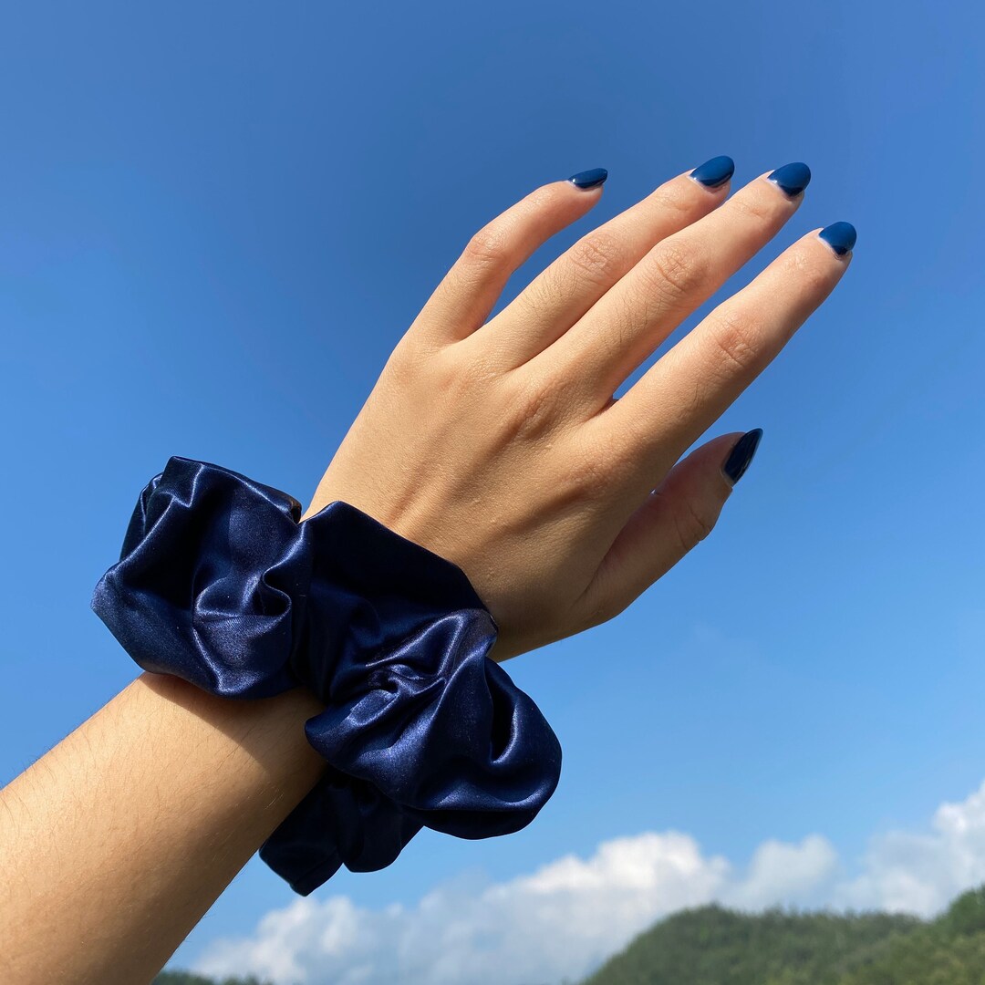 Silk Scrunchie Set 100 Mulberry Silk Hair Tie Pure Silk Etsy