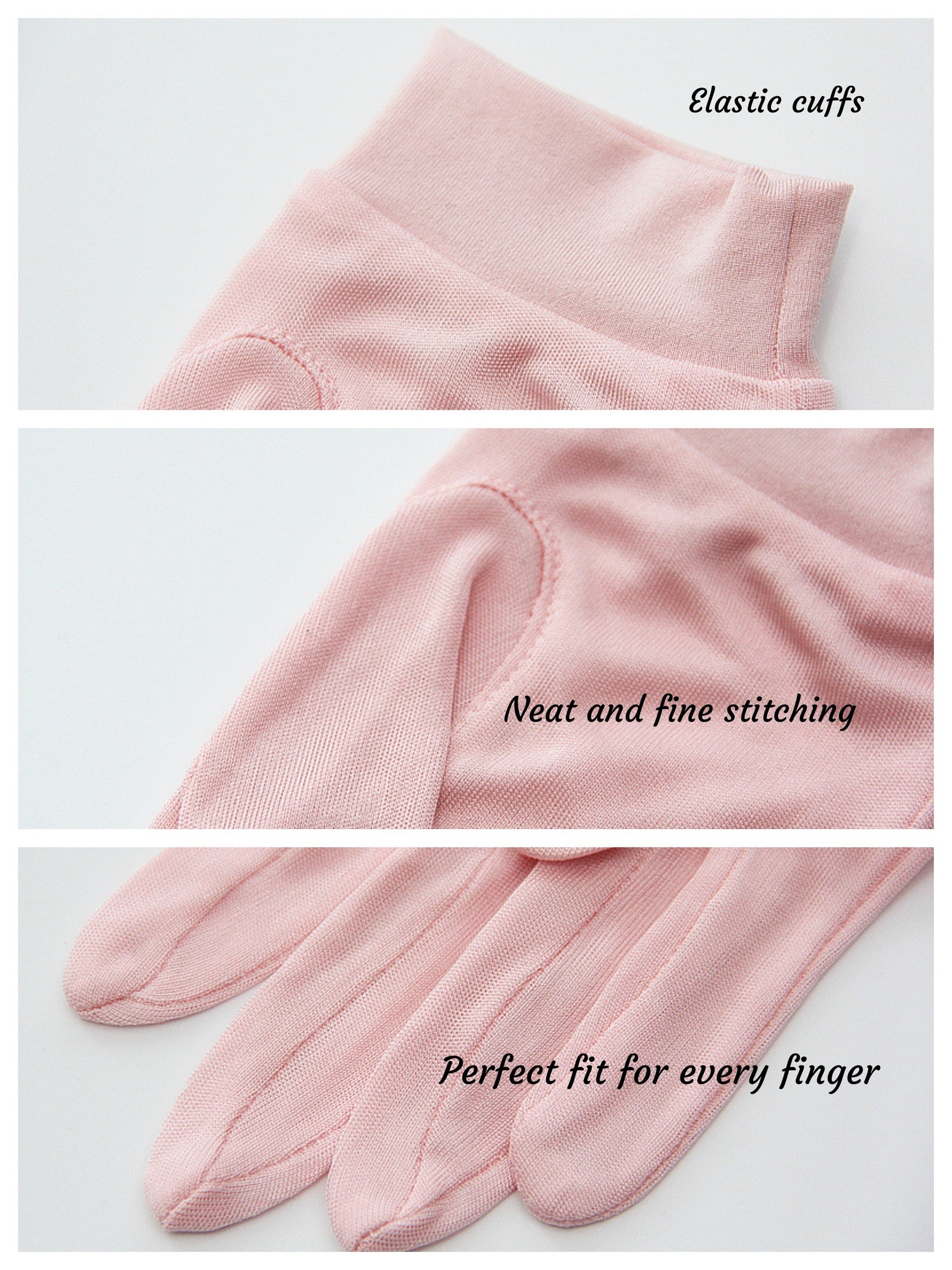 100 Silk Gloves Mulberry Silk Gloves for Antiuv Keep Hands Etsy